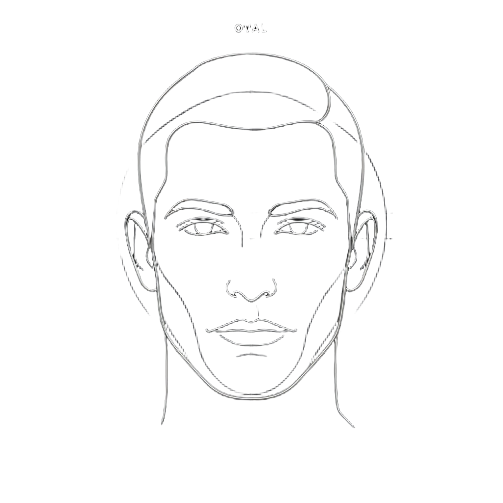 Formato de rosto Oval — estudo de visagismo