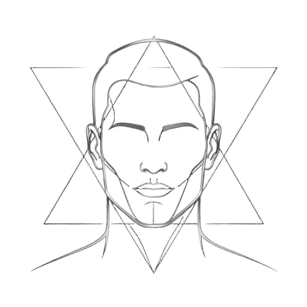 Formato de rosto Triangular — estudo de visagismo